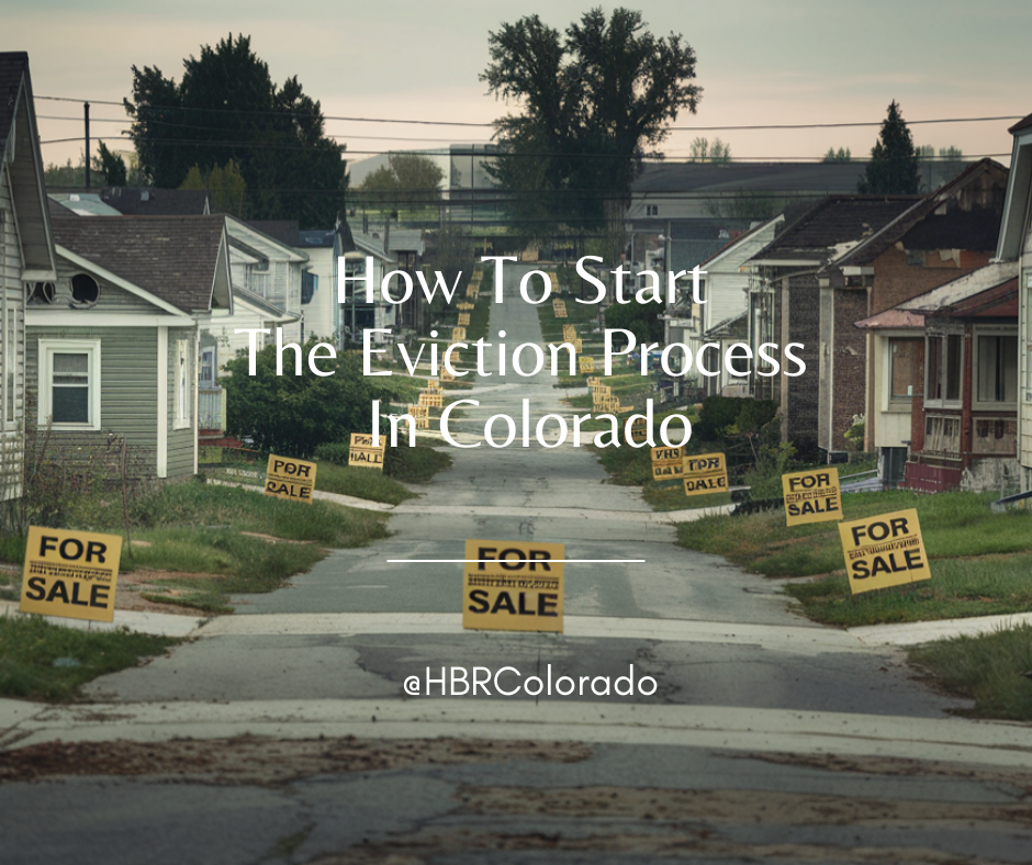 How To Start The Eviction Process In Colorado