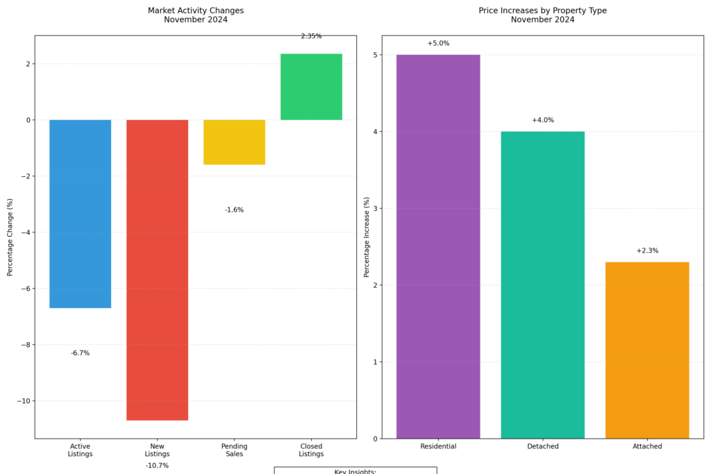 Market Activity Changes November 2024 Denver Colorado