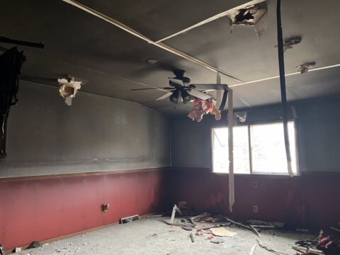 Fire Damaged House Master Bedroom Before Pic