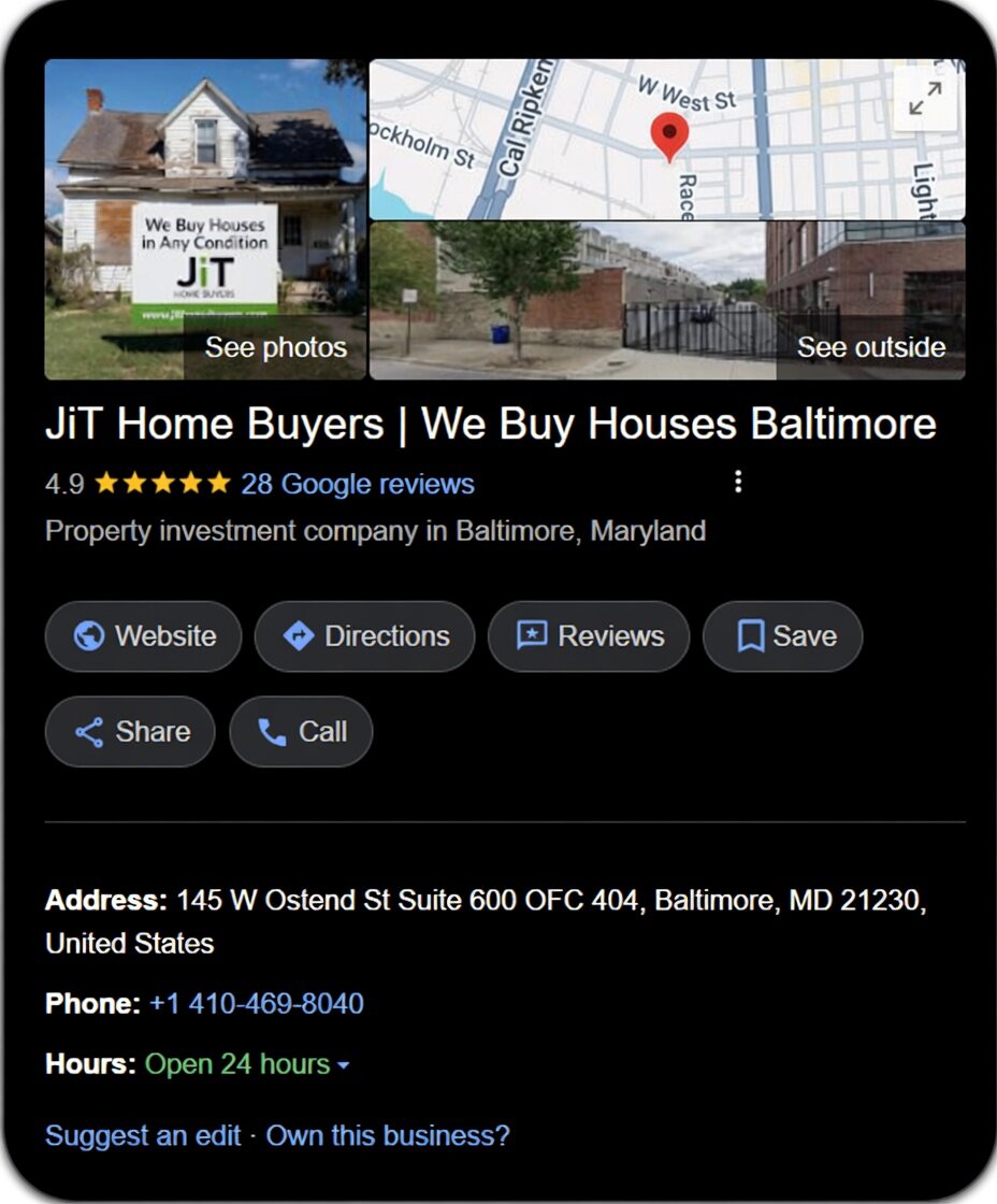 Sell My House Fast in Baltimore, Maryland