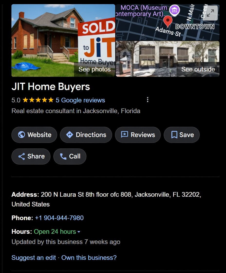 Sell My House Fast in Jacksonville, Florida