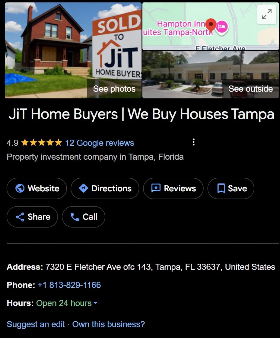 Sell My House Fast in Tampa, Florida