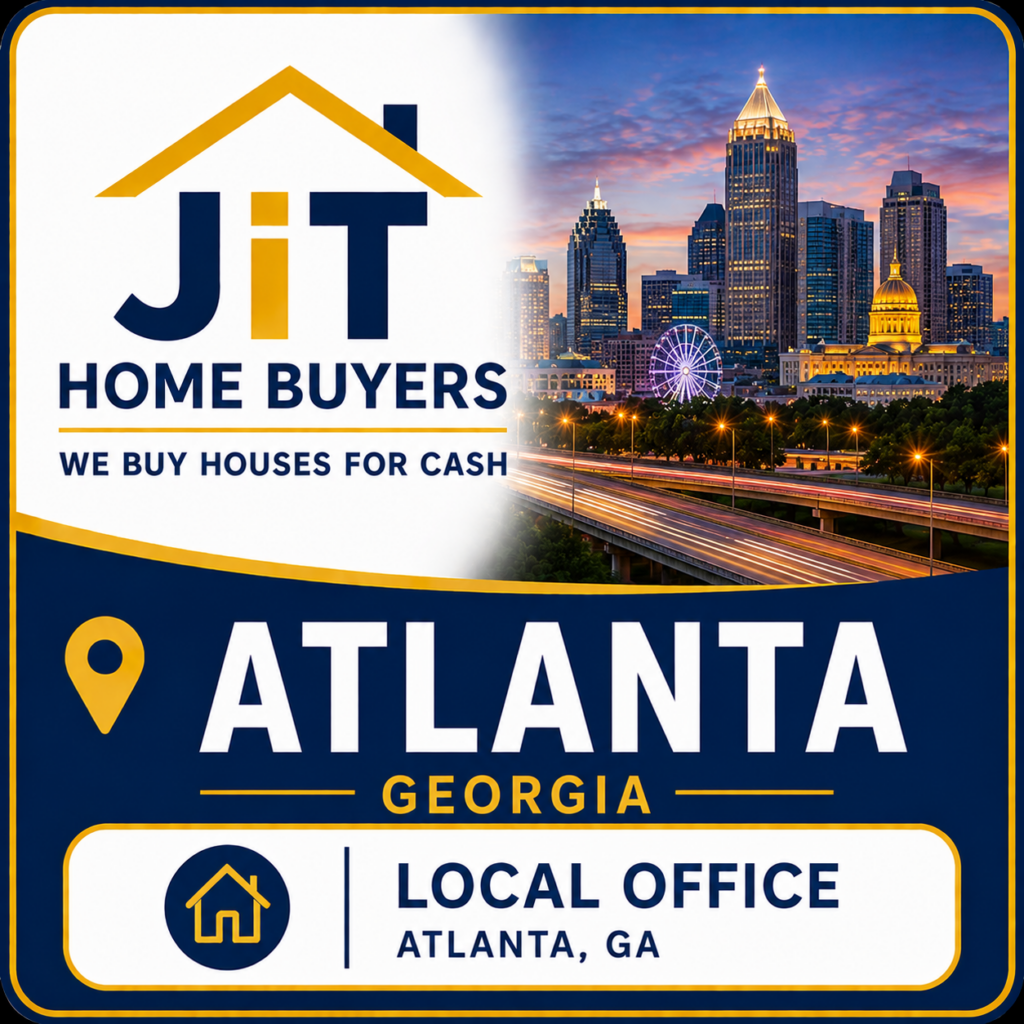 JiT Home Buyers local office in Atlanta, Georgia - we buy houses for cash