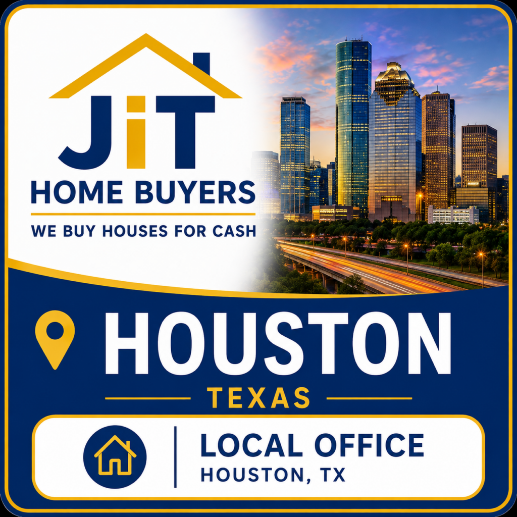 JiT Home Buyers local office in Houston, Texas - we buy houses for cash