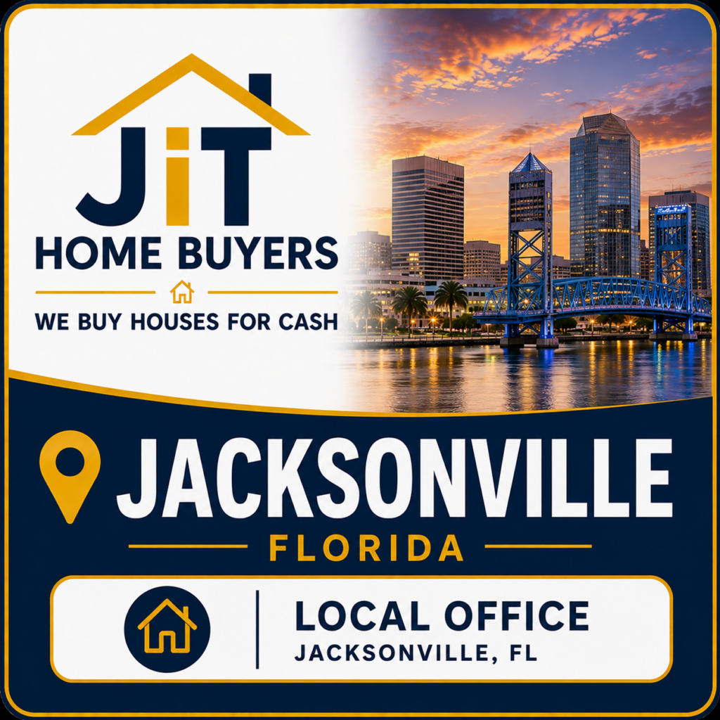 JiT Home Buyers local office in Jacksonville, Florida - we buy houses for cash