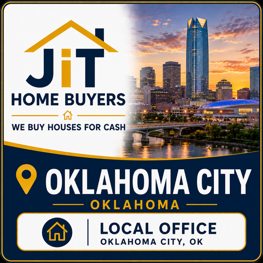 JiT Home Buyers local office in Oklahoma City, Oklahoma - we buy houses for cash