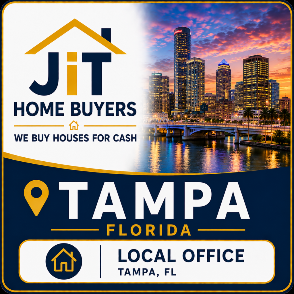 JiT Home Buyers local office in Tampa, Florida - we buy houses for cash