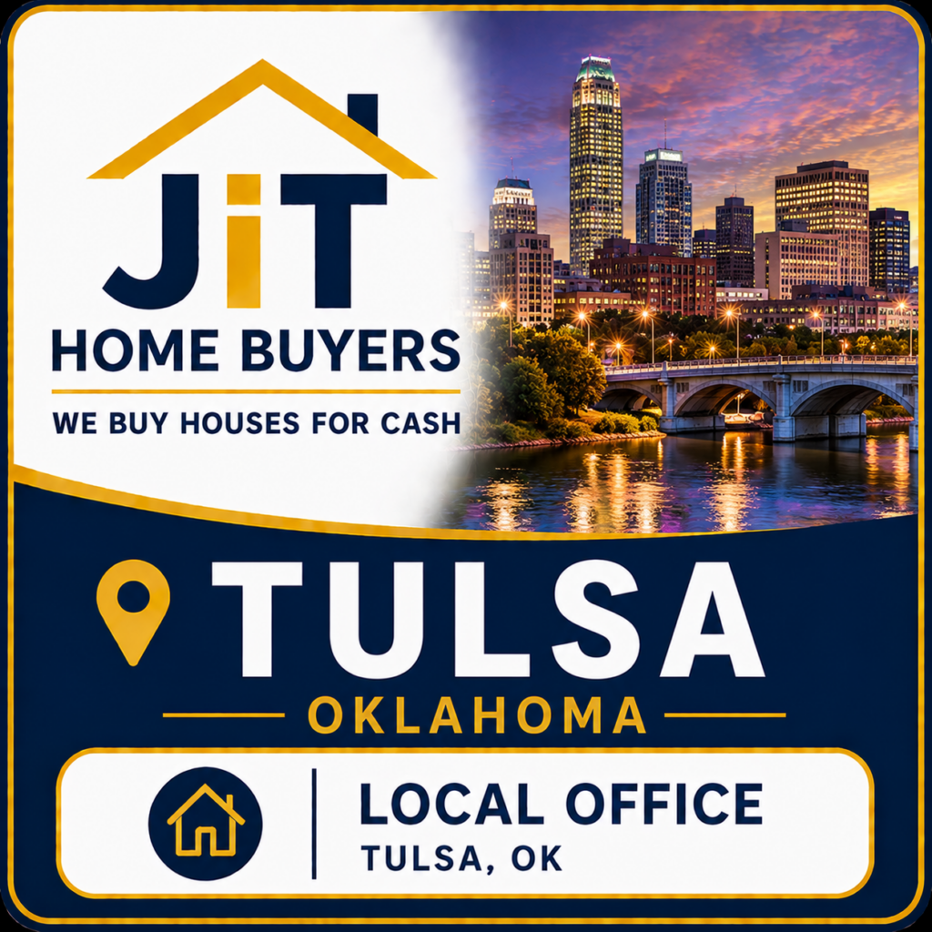 JiT Home Buyers local office in Tulsa, Oklahoma - we buy houses for cash