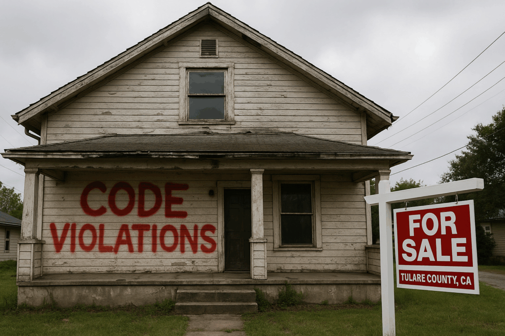 Sell a House with Code Violations in Tulare County, CA