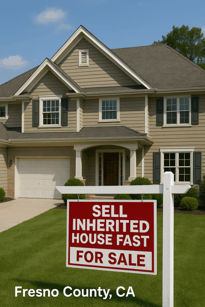 Sell an Inherited House Fast in Fresno County, CA