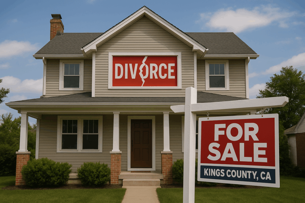 Sell House During a Divorce in Kings County, CA