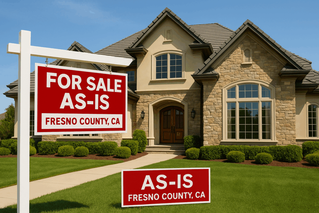 Sell Your House As-Is in Fresno County, CA