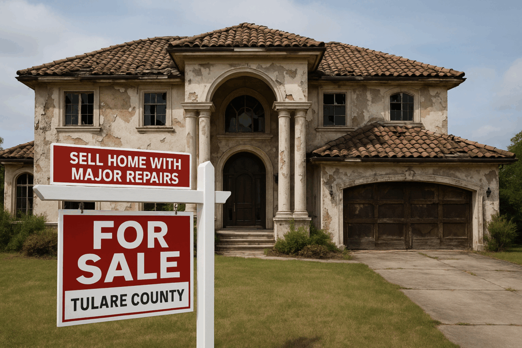 Selling a Home with Major Repairs in Tulare County