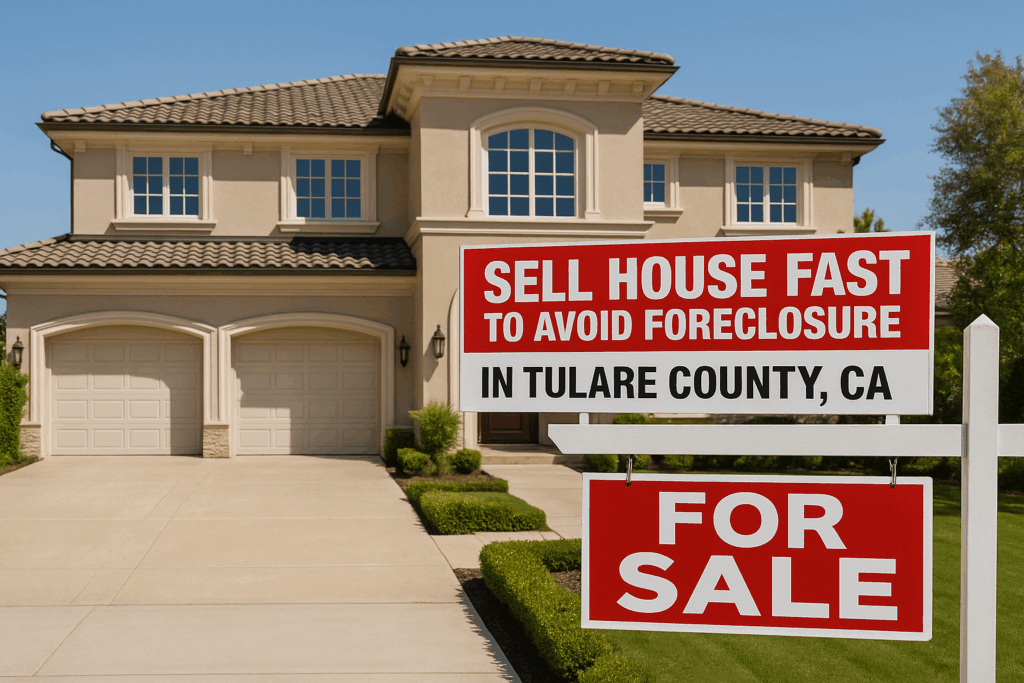 Sell Your House Fast in Tulare County to Avoid Foreclosure