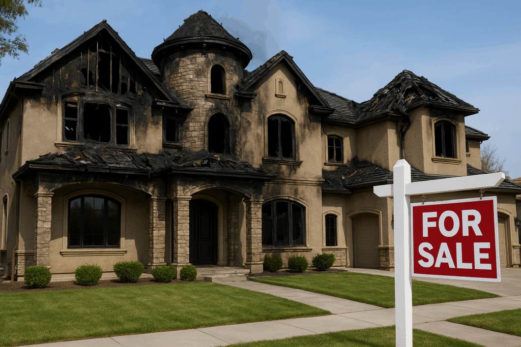Sell a Fire-Damaged House in Fresno County