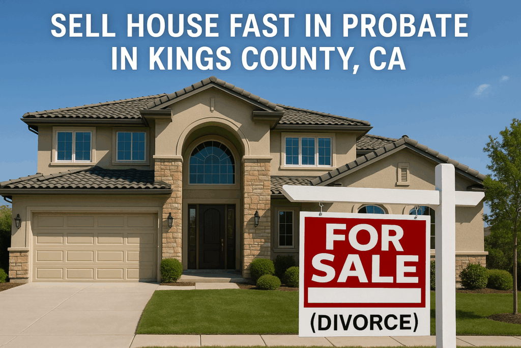 Sell Your House Fast in Probate in Kings County, CA