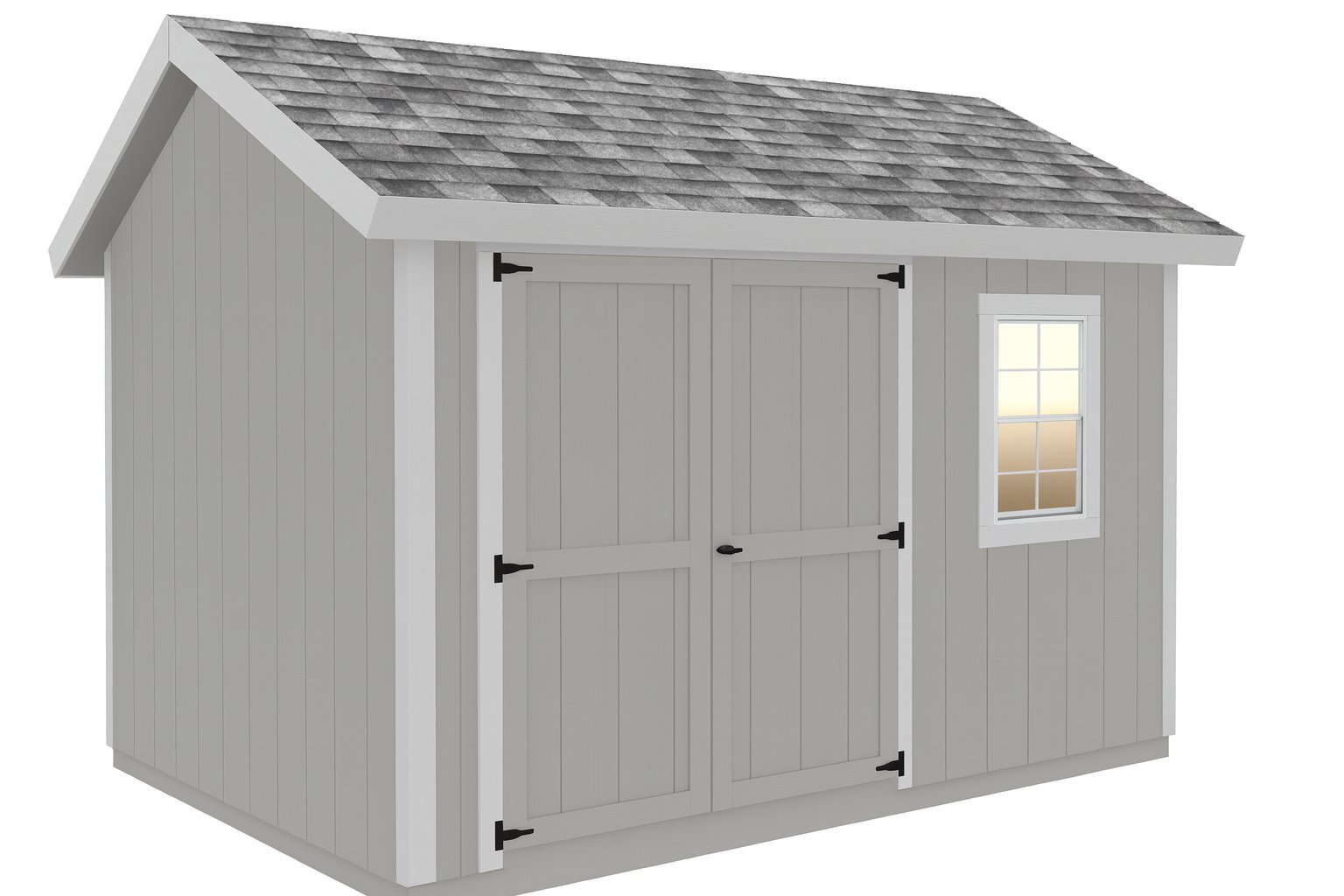 Aframe wood shed 10x12