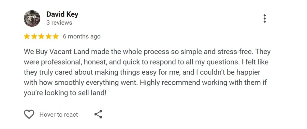 We buy Vacant Land Reviews