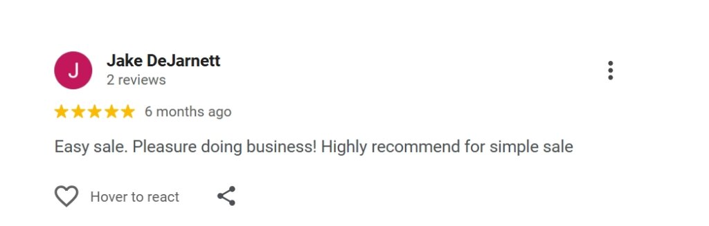 We buy Vacant Land Reviews