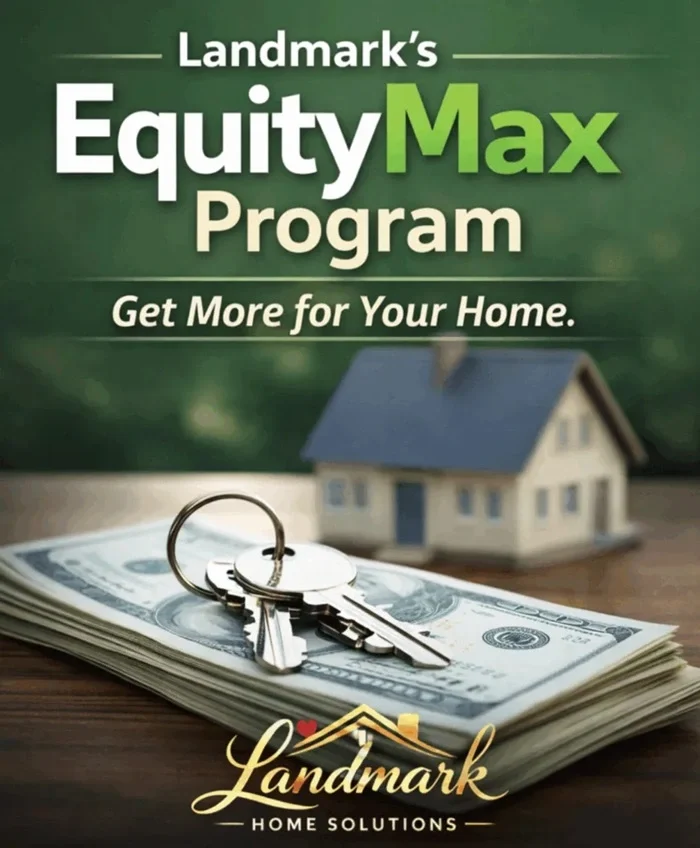 If It's MONEY → Landmark's EquityMax Program Get More for Your Home.