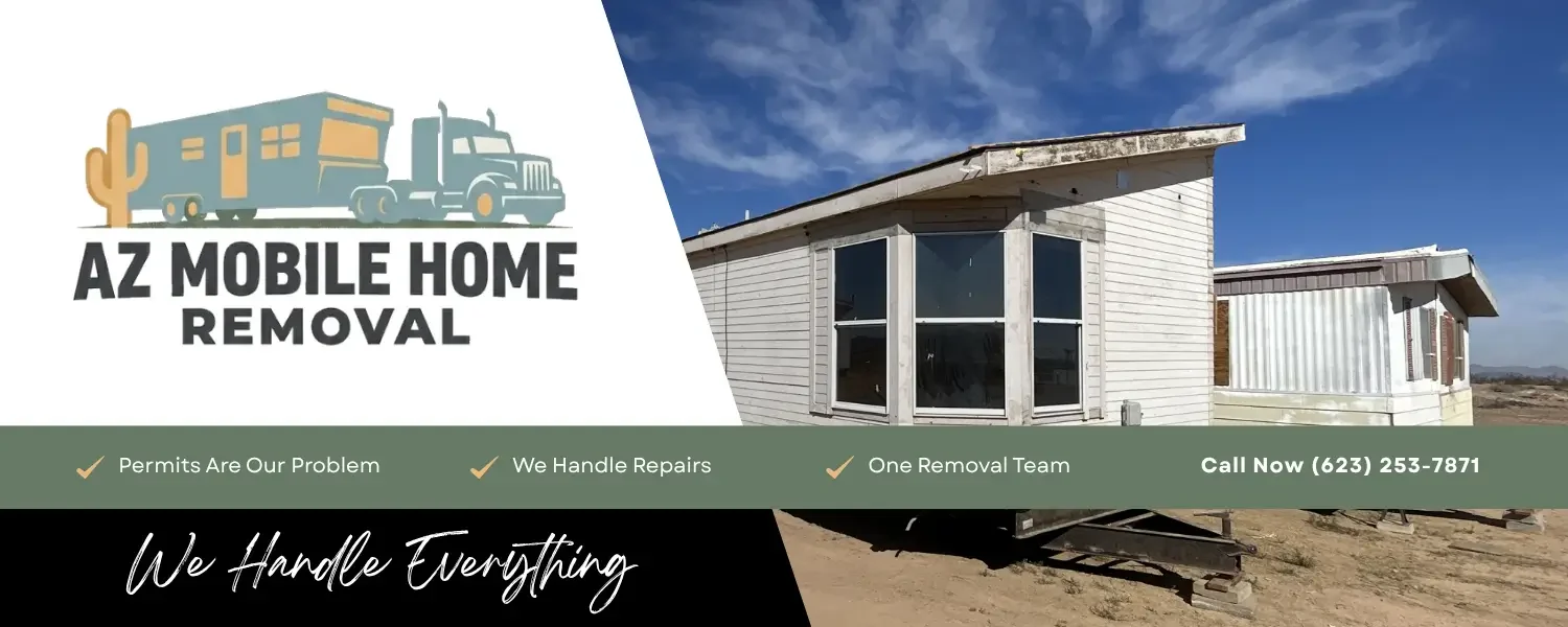 Remove My Old Mobile Home Arizona
