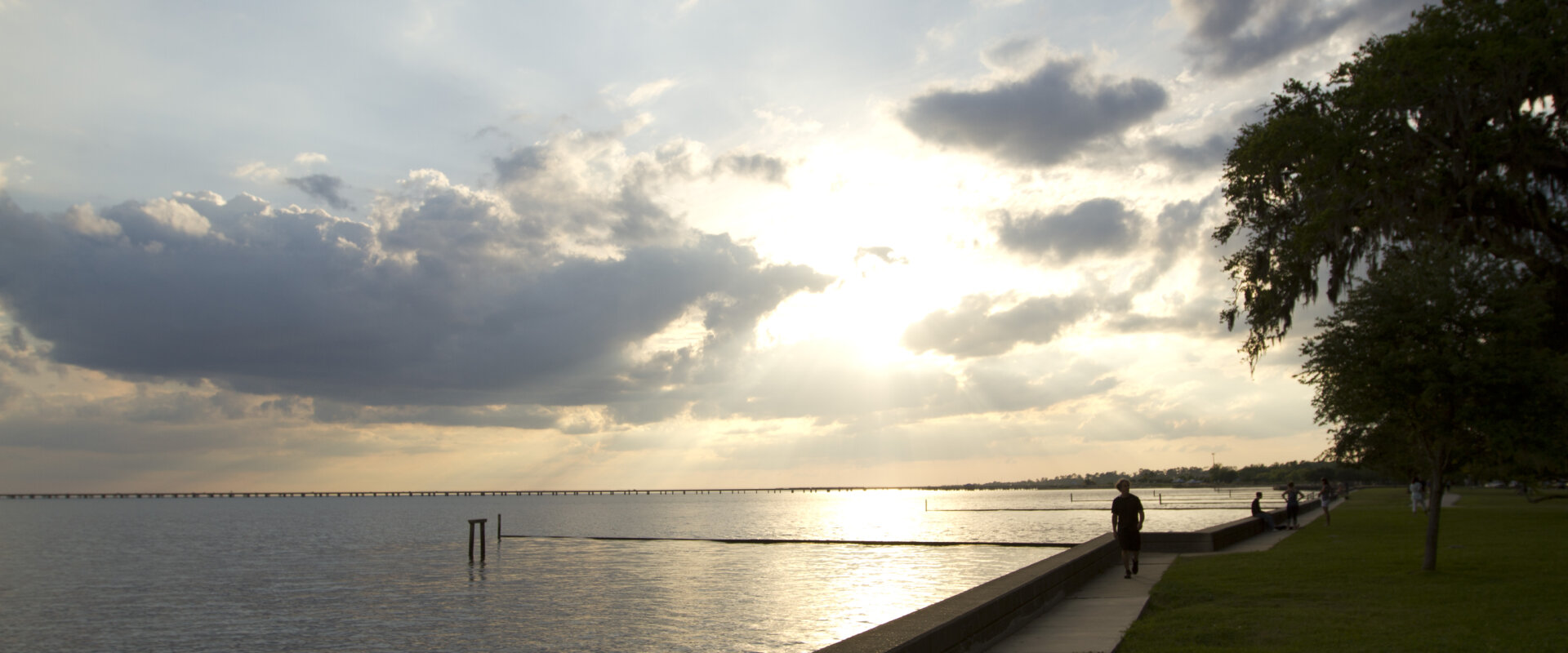 Taking-a-stroll-on-the-seawall-on-the-Mandeville-Lakefront