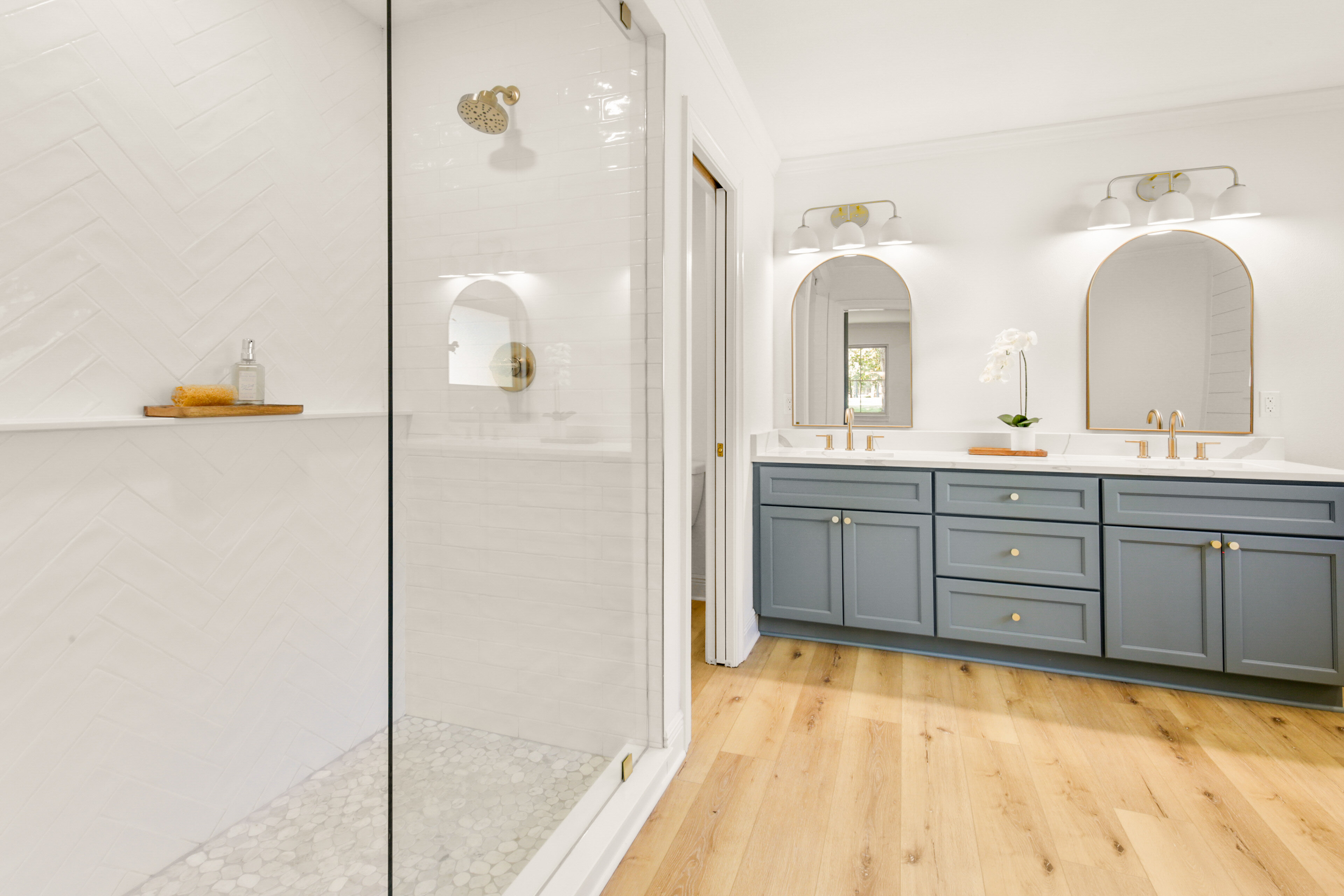 Completed bathroom renovation in Mandeville, LA