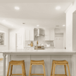 Bright open-concept kitchen and living area renovation completed for a Mandeville homeowner