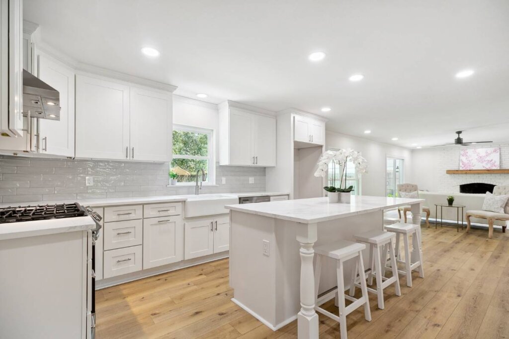 Kitchen renovation project in the Golden Shores subdivision of Mandeville, Louisiana