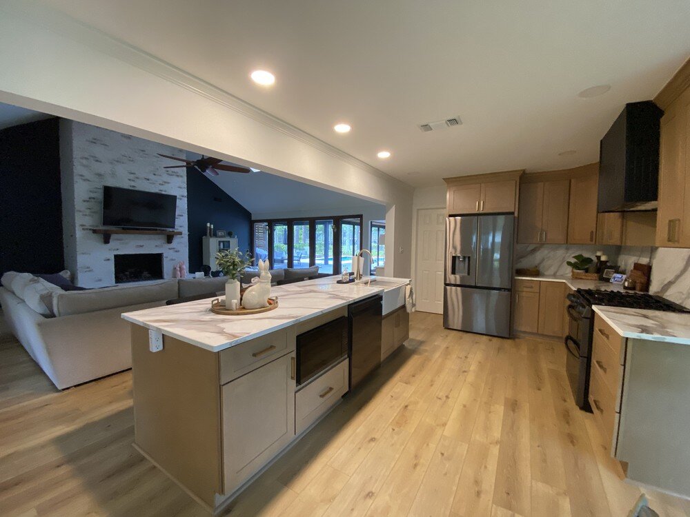 Custom kitchen renovation, Madisonville, Louisiana
