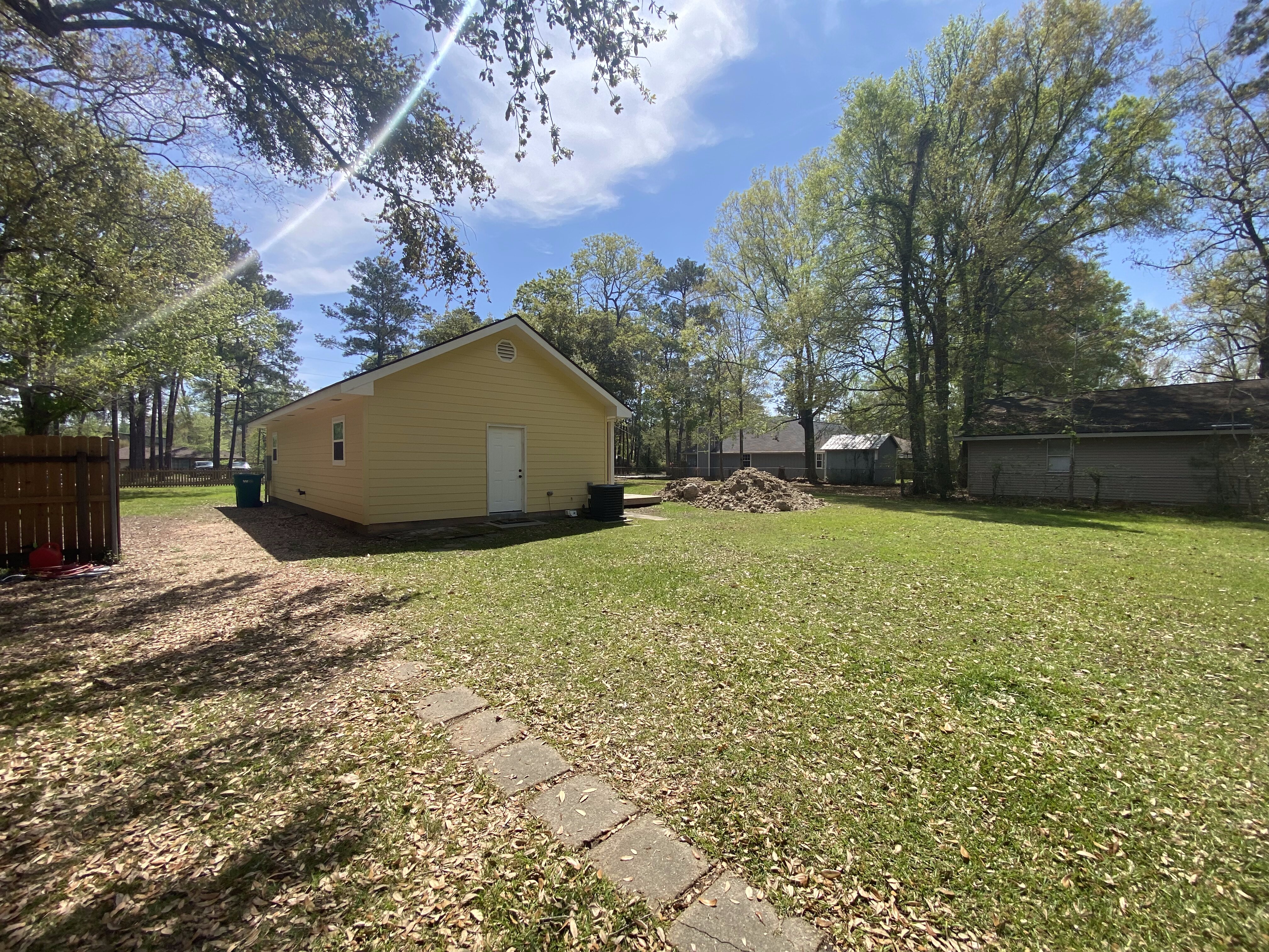 Home addition site work near Old Mandeville, LA