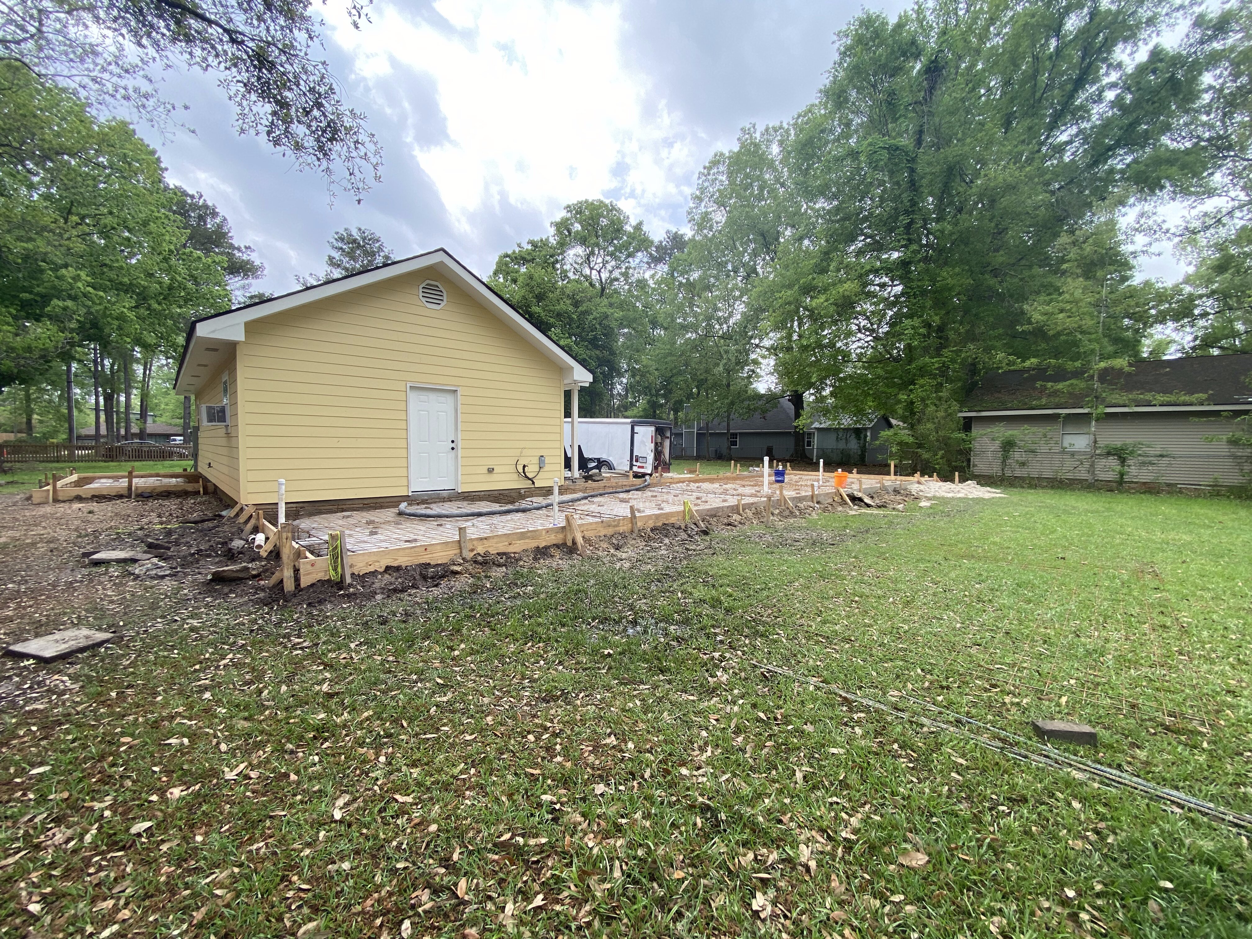 Foundation work for Mandeville home addition