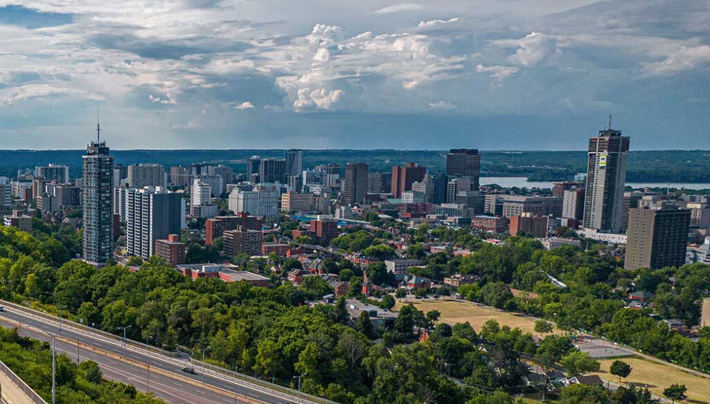 View of Downtown Hamilton, Ontario