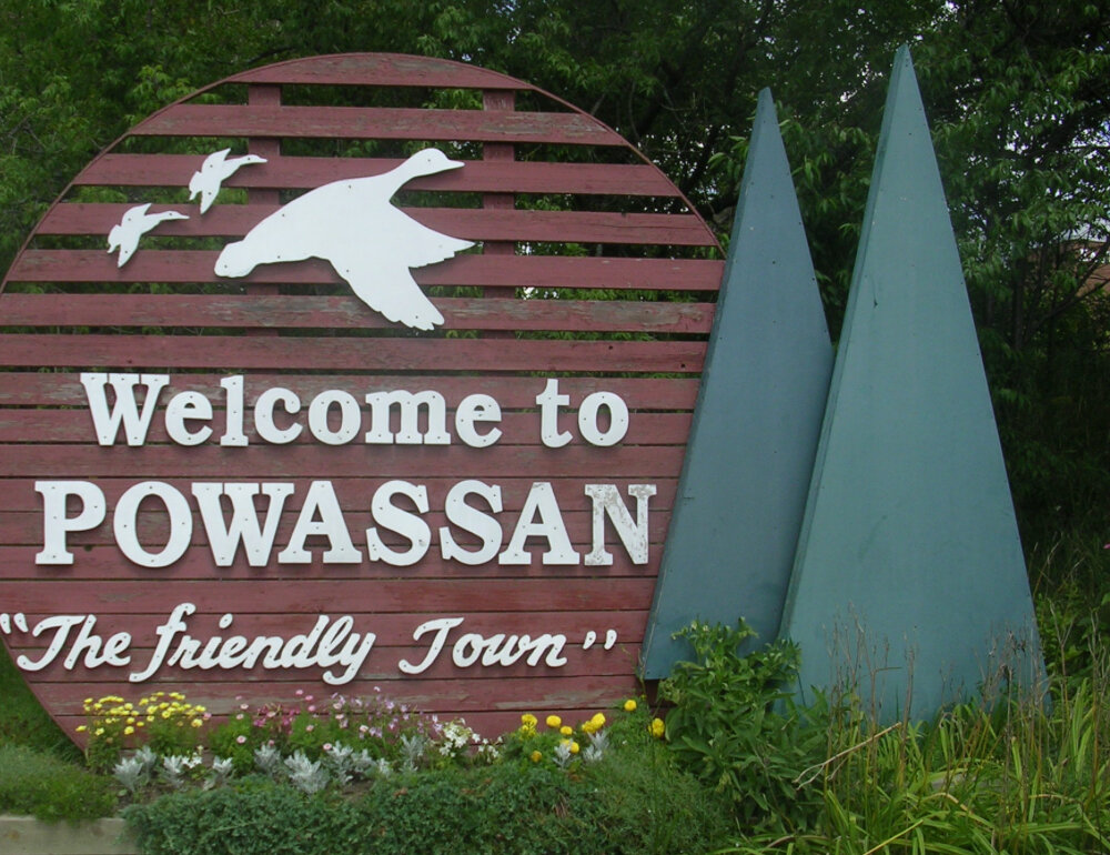 Powassan Town Sign