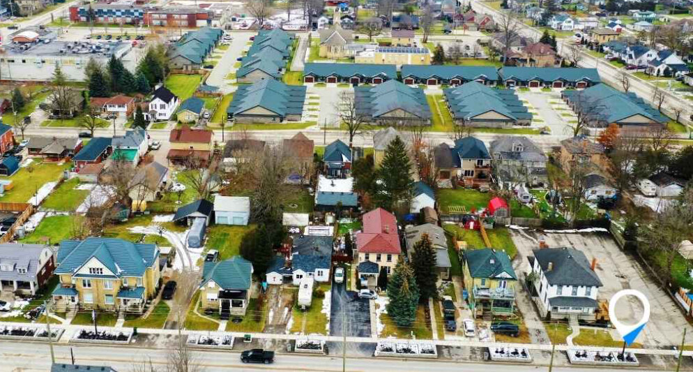 Aerial View of Strathroy Ontario