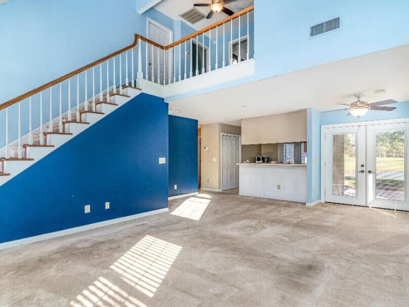 Before shot living room