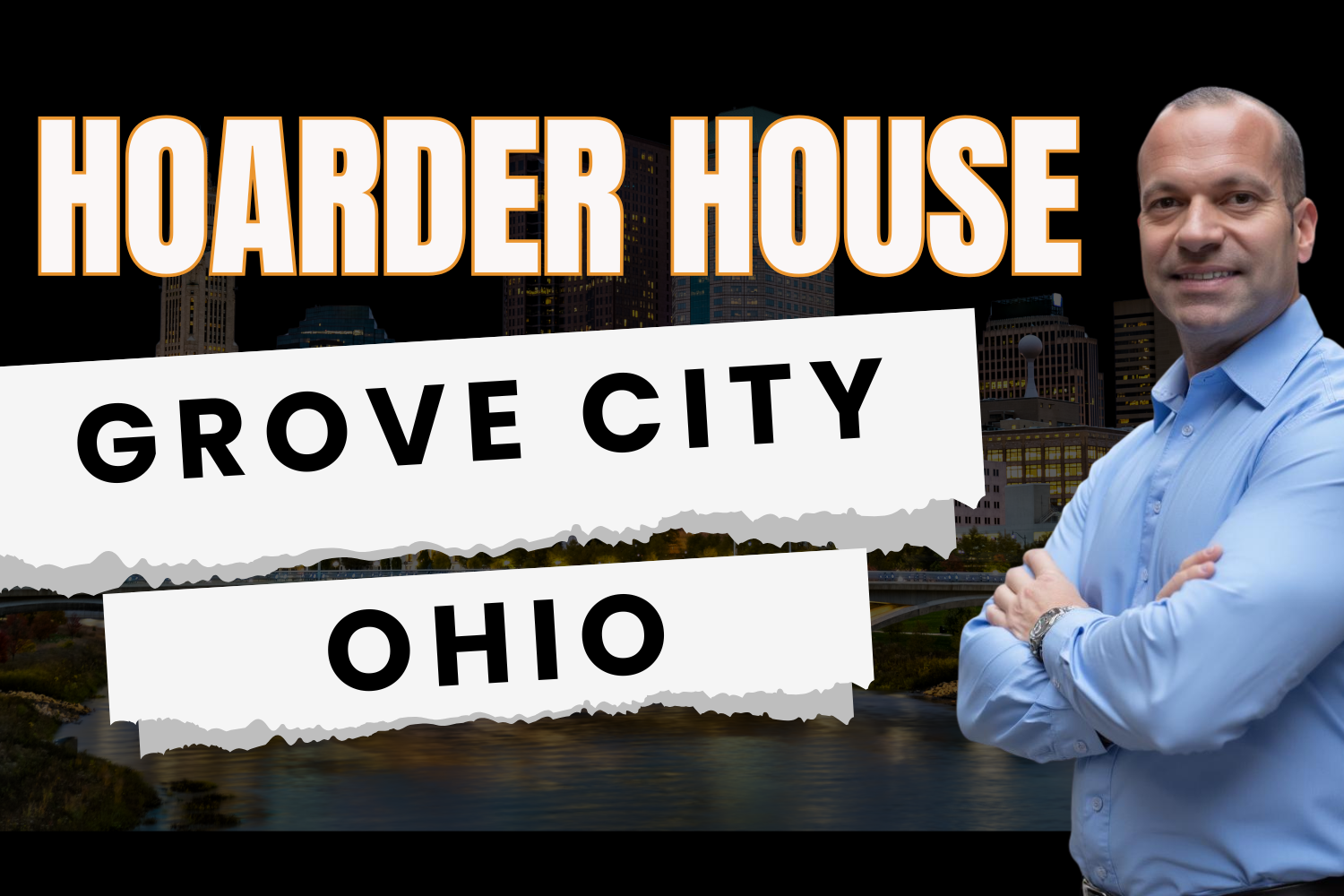 How to sell a hoarder house in Grove City Ohio without cleaning it out