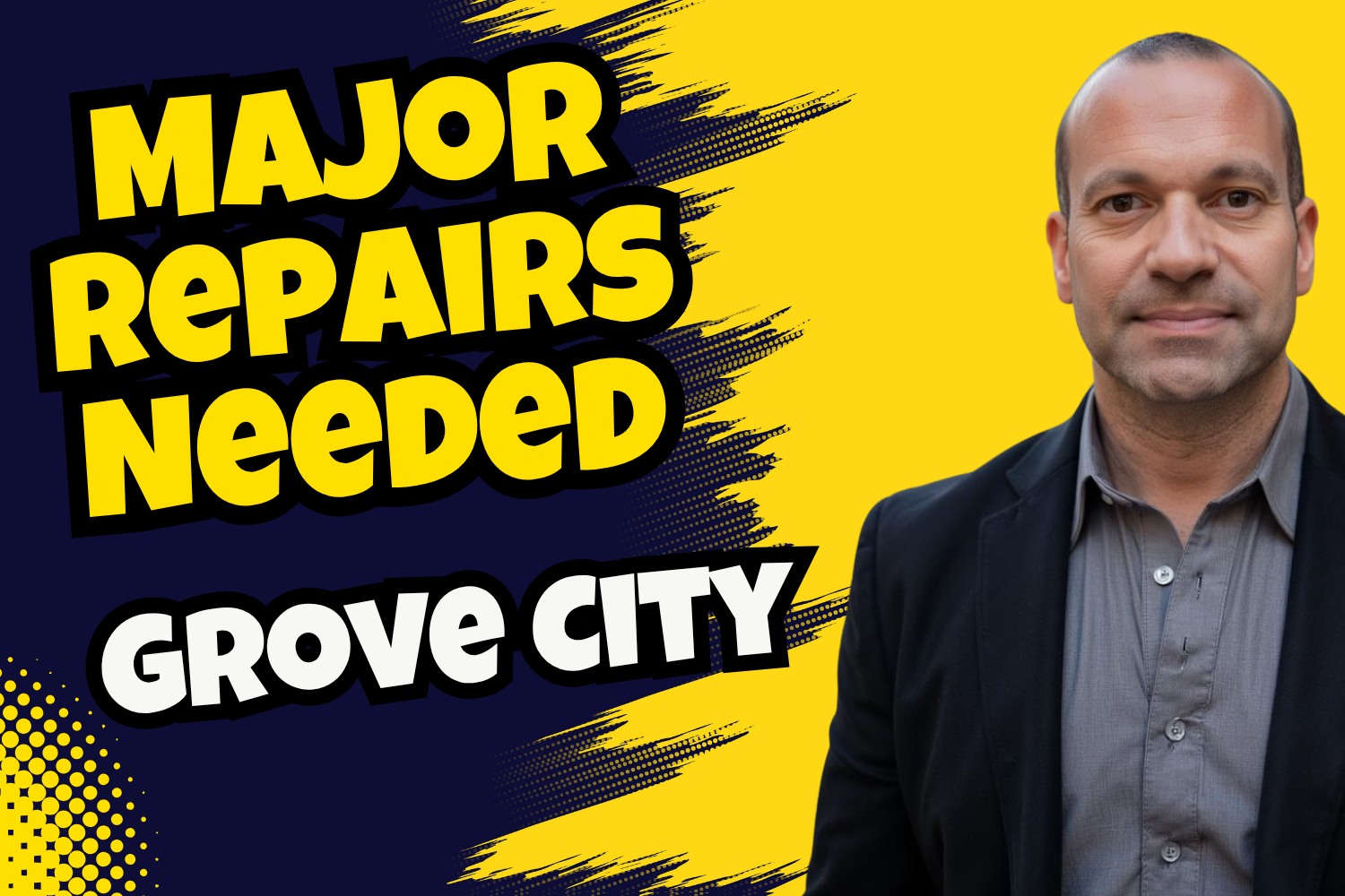 How to sell a house with major repairs in Grove City Ohio