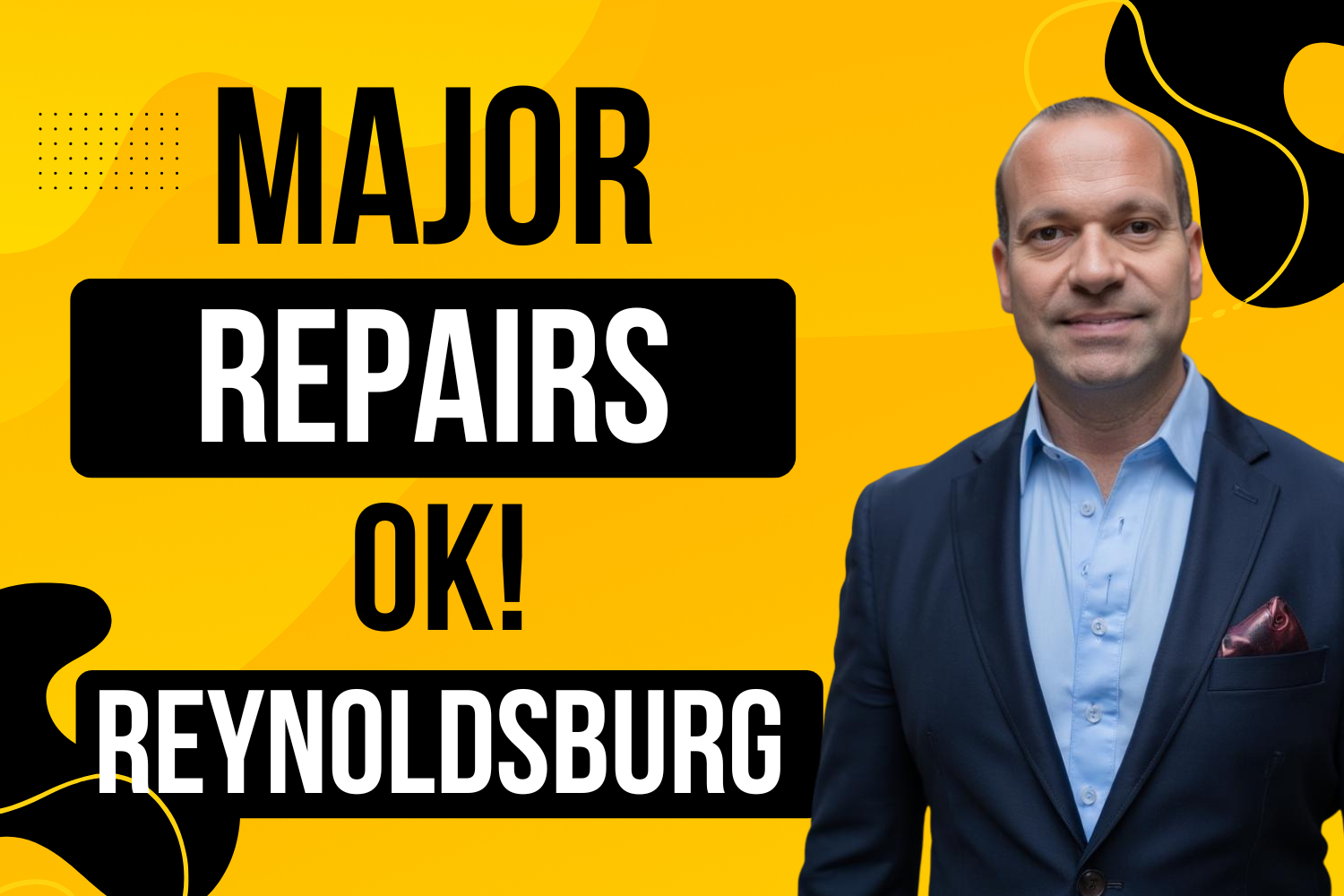 How to sell a house with major repairs in Reynoldsburg Ohio