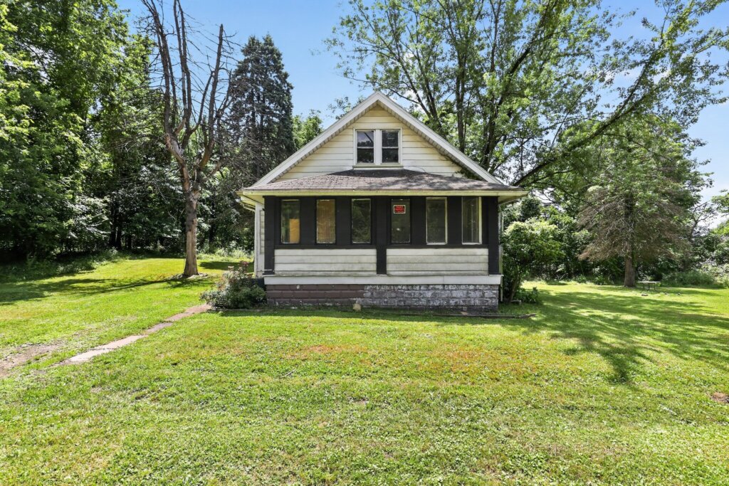 Inherited family house in Dublin Ohio with mature trees and traditional suburban