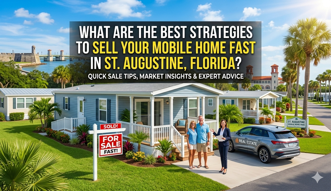 Sell Your Mobile Home Fast In St. Augustine, Florida