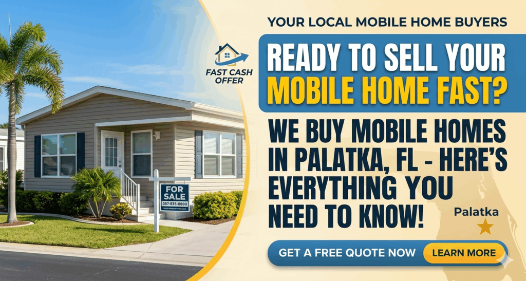 We Buy Mobile Homes in Palatka, FL
