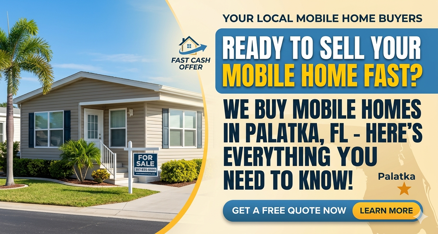 We Buy Mobile Homes in Palatka, FL