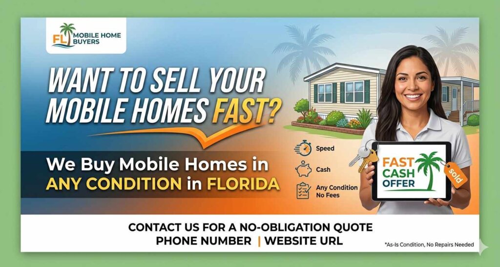 We Buy Mobile Homes in Any Condition in Florida