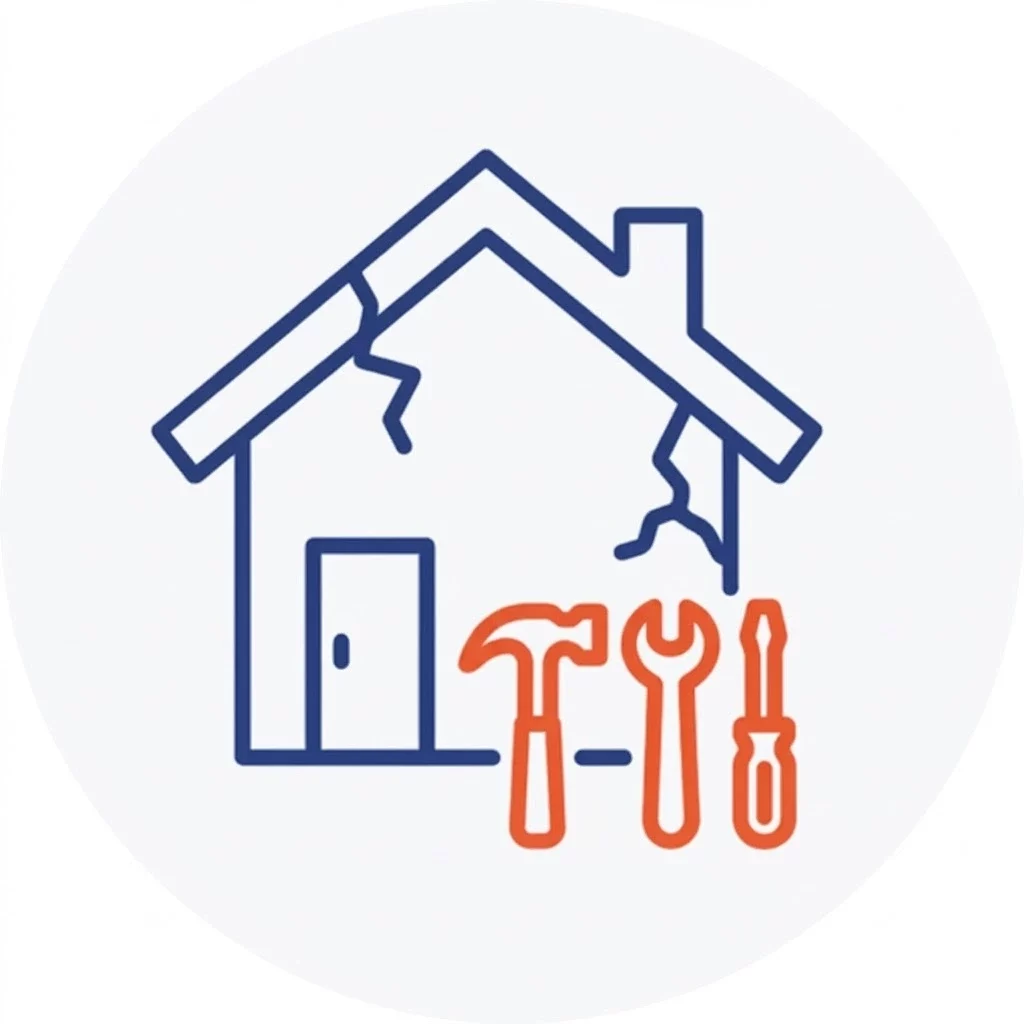 Houses that need major repairs