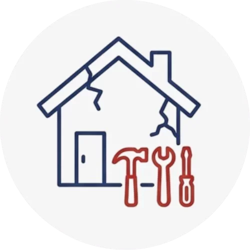 Houses that need major repairs