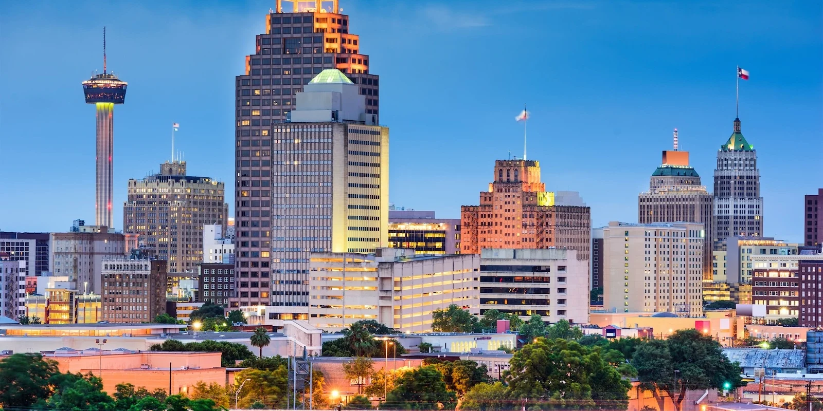 Downtown San Antonio city skyline