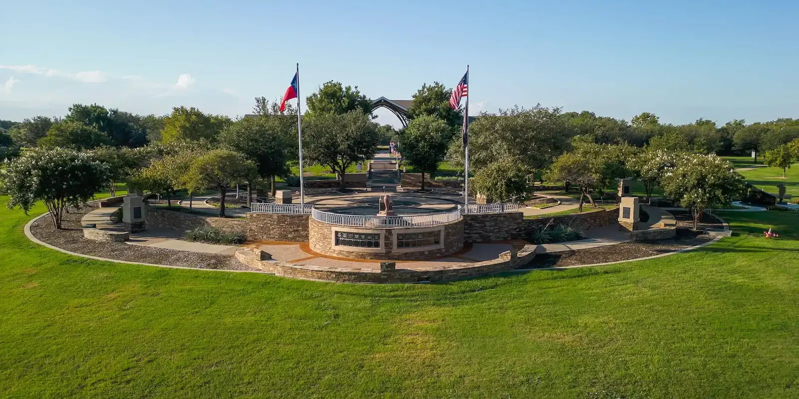 image of frisco commons park in frisco tx