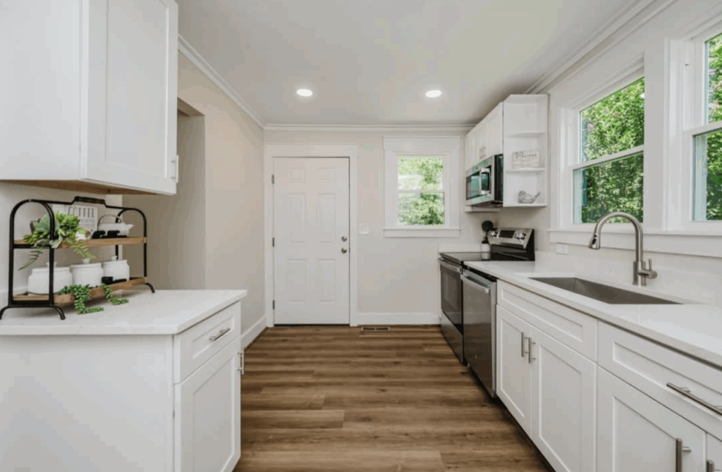 kitchen in a single family house