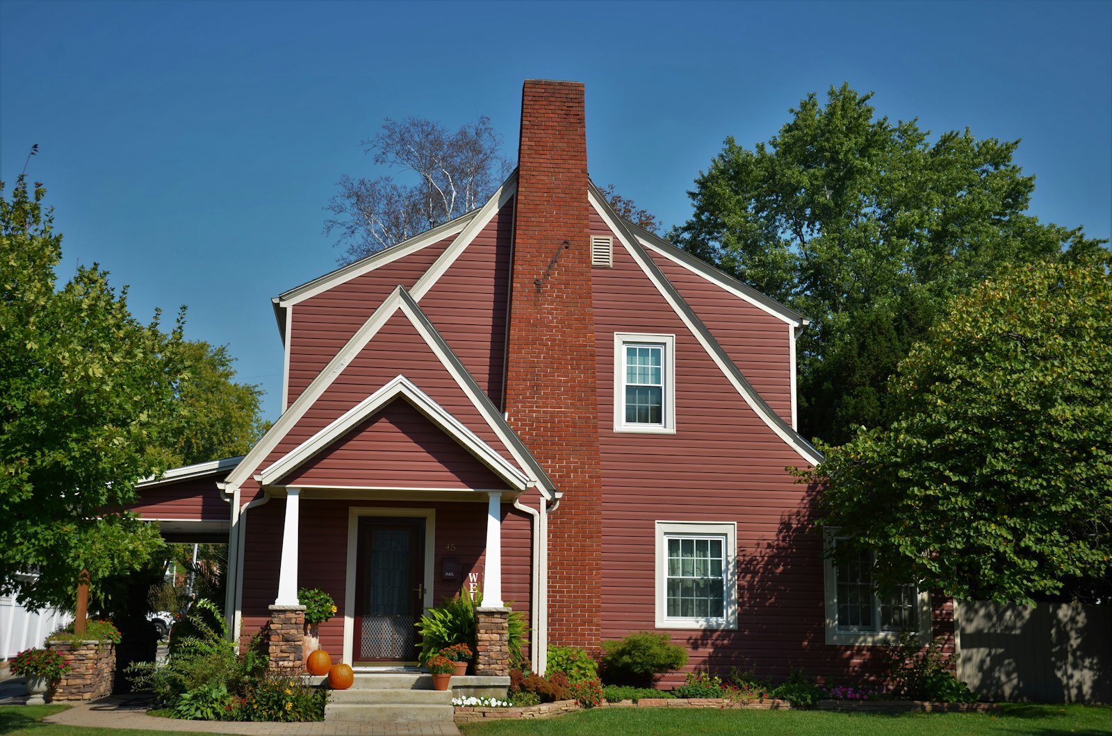 Red brick Michigan home weighing selling options